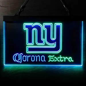 New York Giants Corona Extra Neon-Like LED Sign