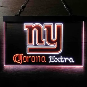 New York Giants Corona Extra Neon-Like LED Sign