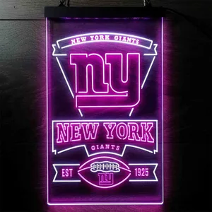 New York Giants EST 1925 Neon-Like LED Sign