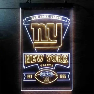 New York Giants EST 1925 Neon-Like LED Sign