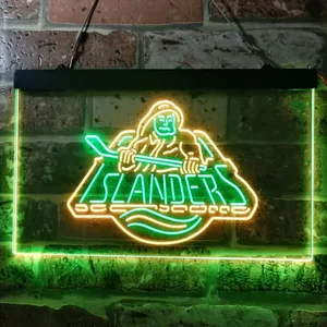 New York Islanders Fisherman Logo Neon-Like LED Sign