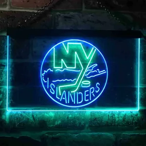 New York Islanders Logo 1 Neon-Like LED Sign