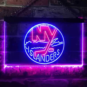 New York Islanders Logo 1 Neon-Like LED Sign