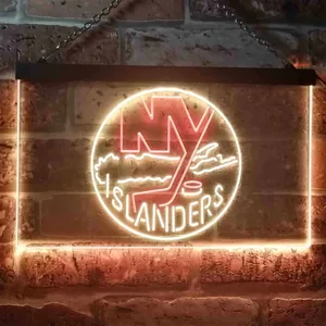 New York Islanders Logo 1 Neon-Like LED Sign
