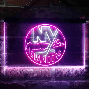New York Islanders Logo 1 Neon-Like LED Sign
