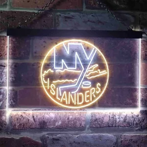 New York Islanders Logo 1 Neon-Like LED Sign