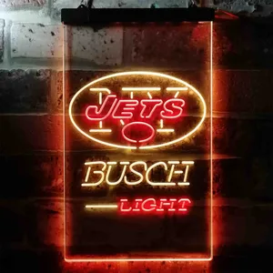 New York Jets Busch Light Neon-Like LED Sign