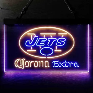 New York Jets Corona Extra Neon-Like LED Sign