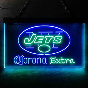 New York Jets Corona Extra Neon-Like LED Sign
