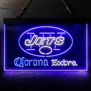 New York Jets Corona Extra Neon-Like LED Sign