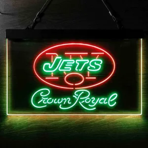 New York Jets Crown Royal Neon-Like LED Sign