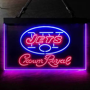 New York Jets Crown Royal Neon-Like LED Sign