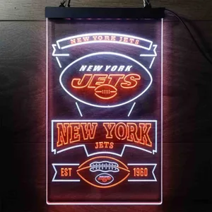 New York Jets EST 1960 Neon-Like LED Sign