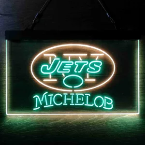New York Jets Michelob Neon-Like LED Sign