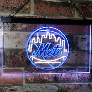 New York Mets Logo 1 Neon-Like LED Sign
