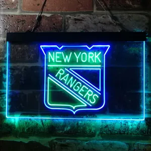 New York Rangers Logo Neon-Like LED Sign