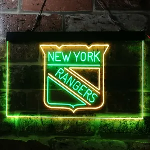 New York Rangers Logo Neon-Like LED Sign