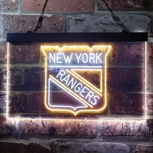 New York Rangers Logo Neon-Like LED Sign