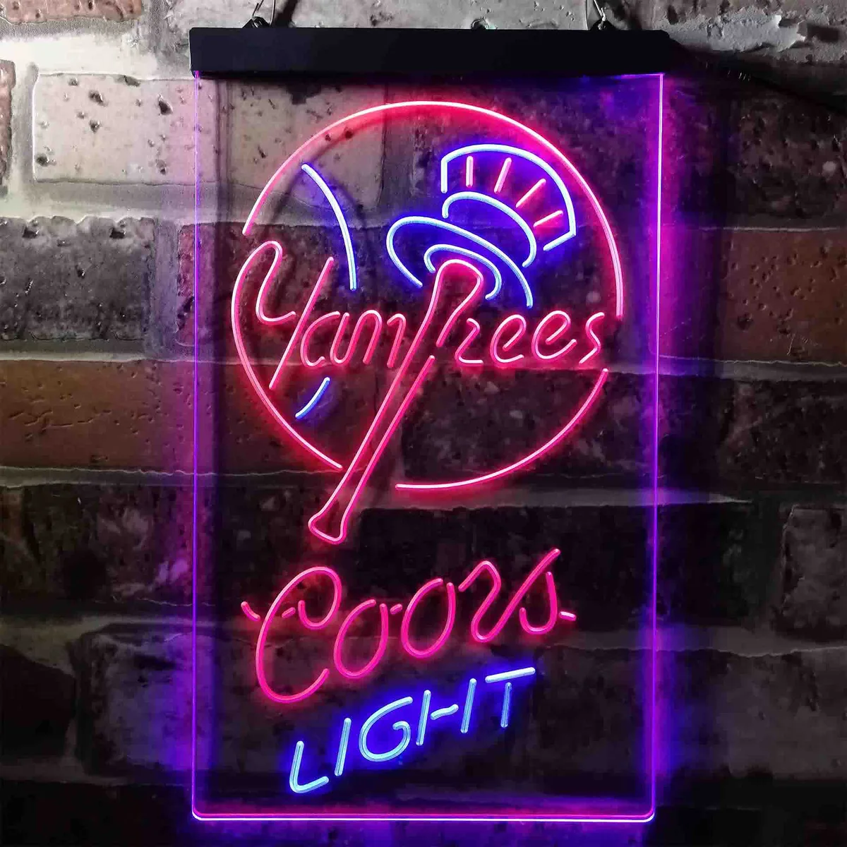 New York Yankees Coors Light Neon-Like LED Sign
