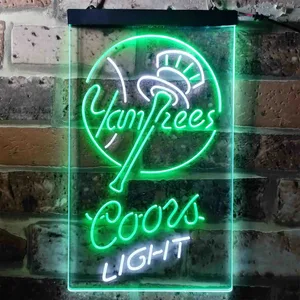 New York Yankees Coors Light Neon-Like LED Sign