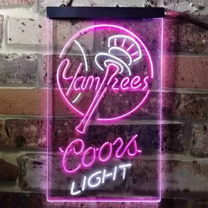 New York Yankees Coors Light Neon-Like LED Sign