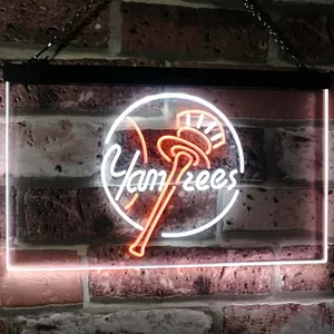 New York Yankees Logo 1 Neon-Like LED Sign