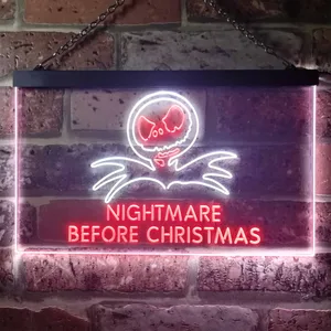 Nightmare Before Christmas Neon-Like LED Sign