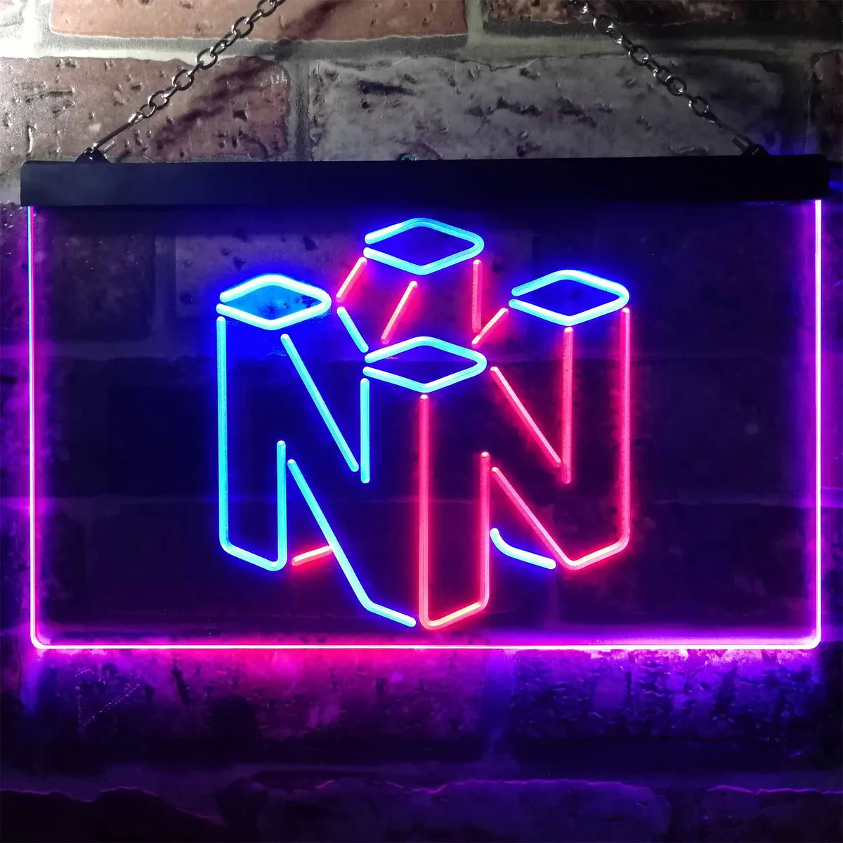 Nintendo 64 Neon-Like LED Sign