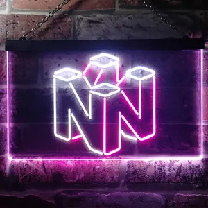 Nintendo 64 Neon-Like LED Sign