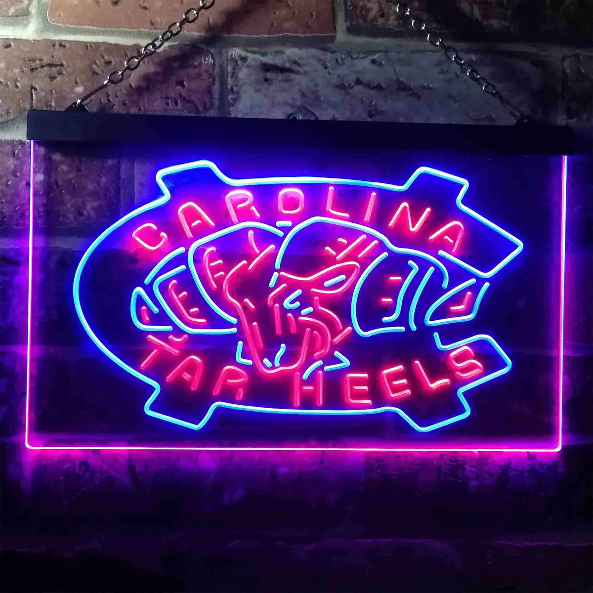 North Carolina Tar Heels Logo 1 Neon-Like LED Sign