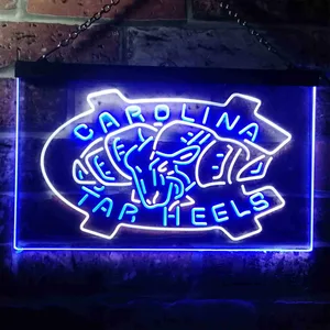 North Carolina Tar Heels Logo 1 Neon-Like LED Sign