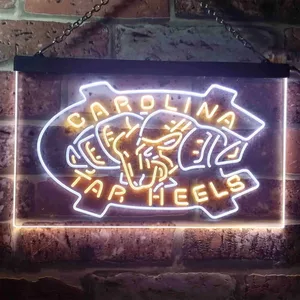 North Carolina Tar Heels Logo 1 Neon-Like LED Sign