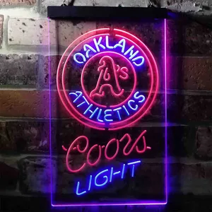 Oakland Athletics Coors Light Neon-Like LED Sign