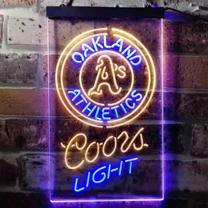 Oakland Athletics Coors Light Neon-Like LED Sign