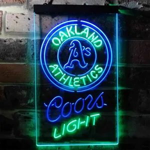 Oakland Athletics Coors Light Neon-Like LED Sign