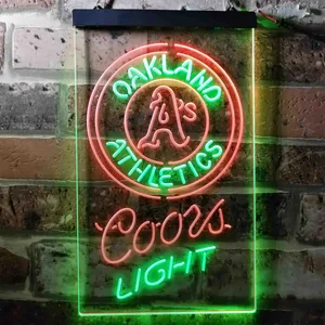Oakland Athletics Coors Light Neon-Like LED Sign