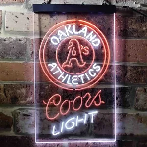 Oakland Athletics Coors Light Neon-Like LED Sign