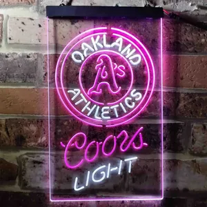 Oakland Athletics Coors Light Neon-Like LED Sign