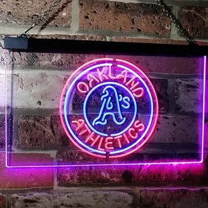 Oakland Athletics Logo 1 Neon-Like LED Sign