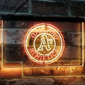 Oakland Athletics Logo 1 Neon-Like LED Sign