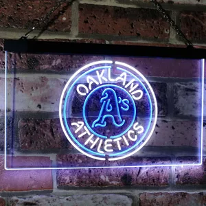Oakland Athletics Logo 1 Neon-Like LED Sign
