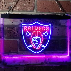 Oakland Raiders Neon-Like LED Sign