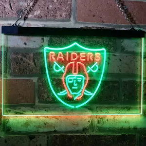 Oakland Raiders Neon-Like LED Sign