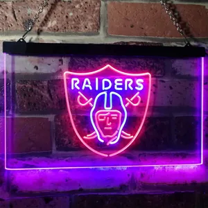 Oakland Raiders Neon-Like LED Sign