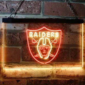 Oakland Raiders Neon-Like LED Sign