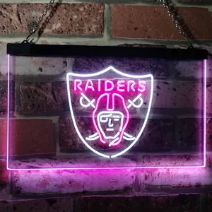 Oakland Raiders Neon-Like LED Sign