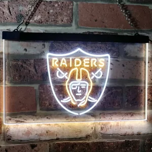 Oakland Raiders Neon-Like LED Sign