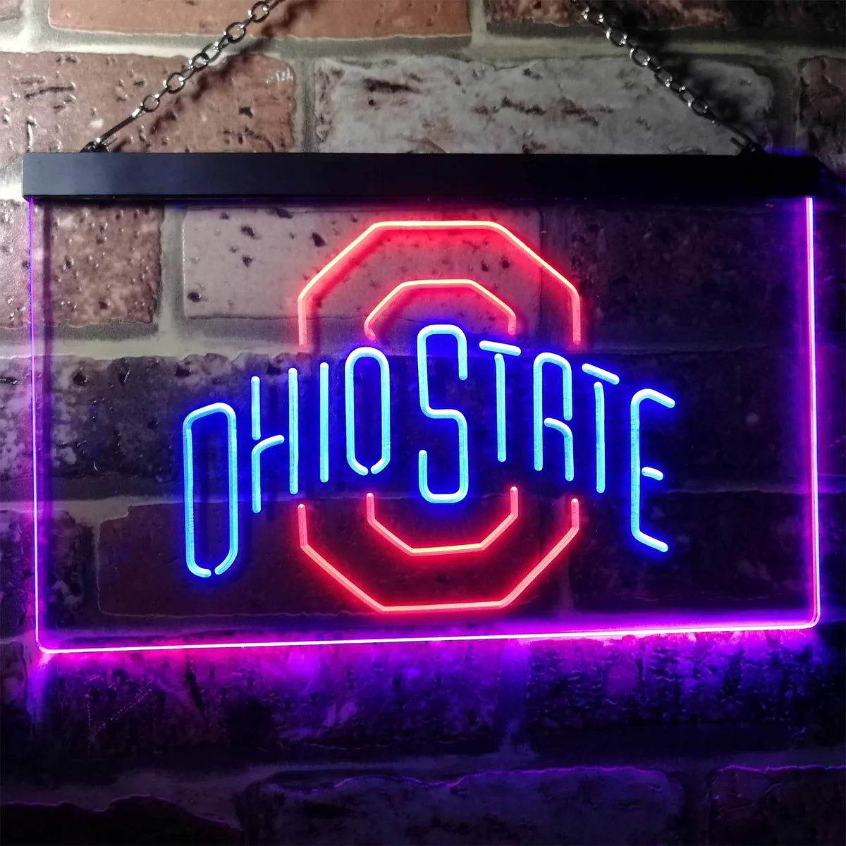 Ohio State Buckeyes Logo 1 Neon-Like LED Sign