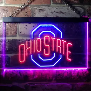 Ohio State Buckeyes Logo 1 Neon-Like LED Sign