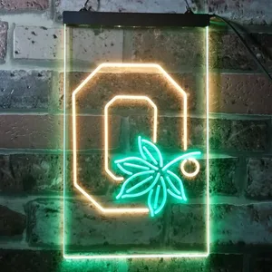 Ohio State Buckeyes Logo 2 Neon-Like LED Sign